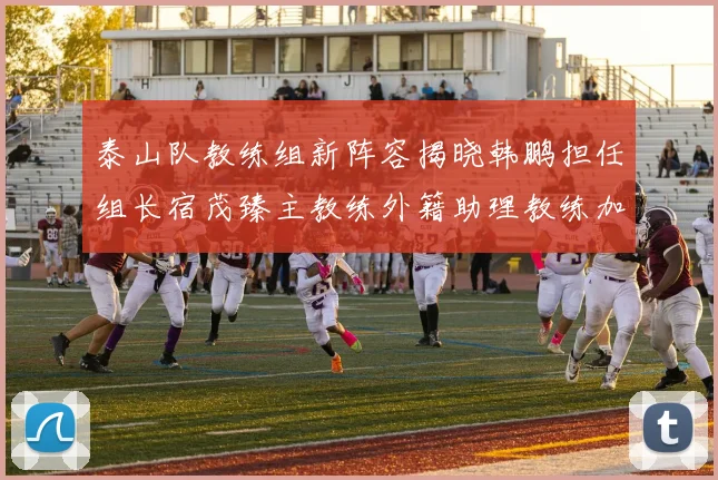 泰山队教练组新阵容揭晓韩鹏担任组长宿茂臻主教练外籍助理教练加盟